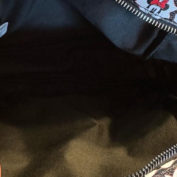 Minnie Mouse 10" Mini Deluxe Backpack With 1 Front Pocket And Large Bow - NWT - Picture 6 of 6